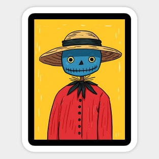 Sinister Scarecrow Sticker
